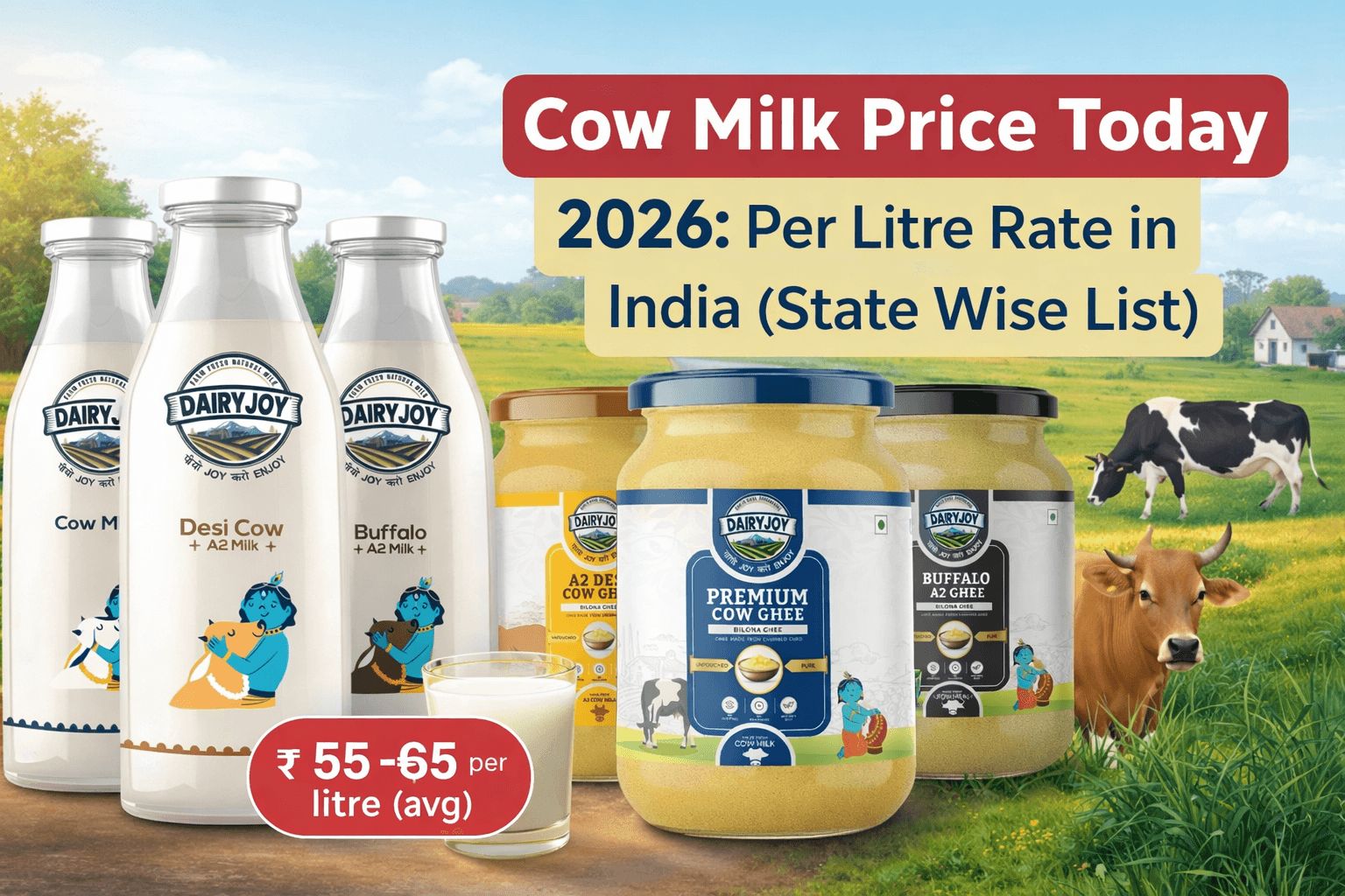 cow milk price