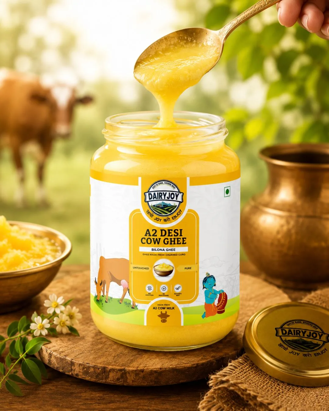 A2 ghee zero additives farm fresh