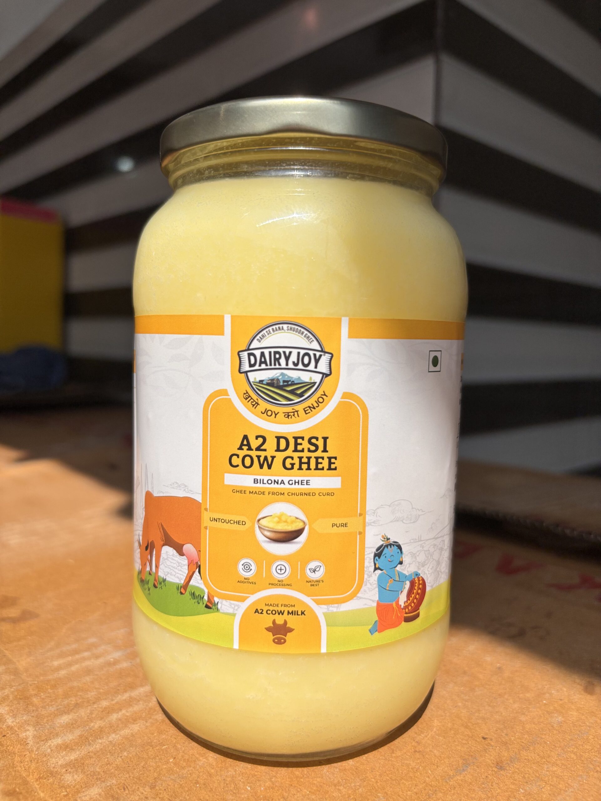 Traditional bilona ghee making Dairy Joy