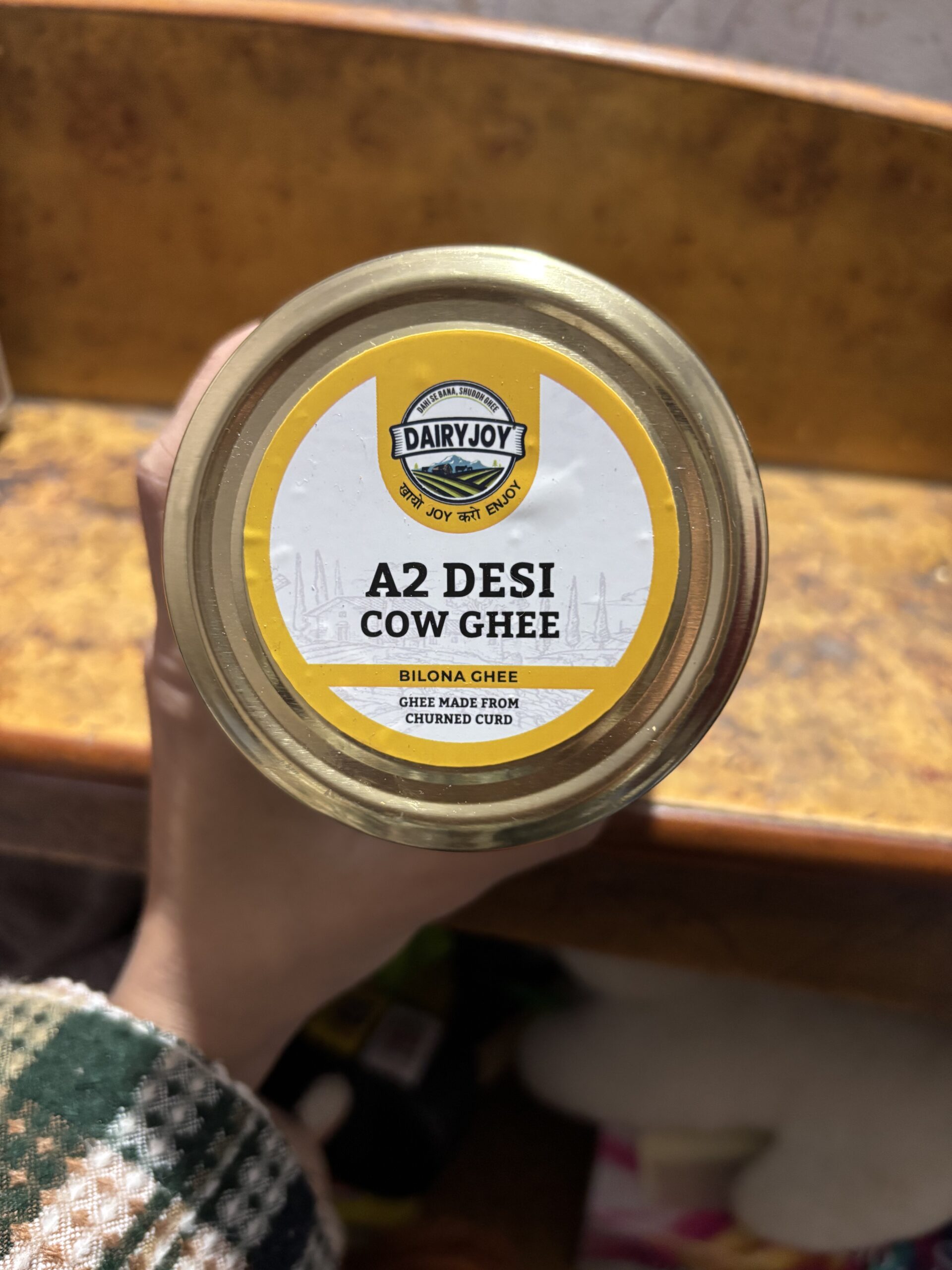 Best A2 bilona ghee golden texture granular